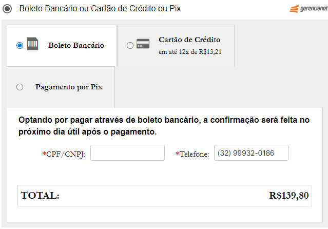 Boleto Bancário alt text